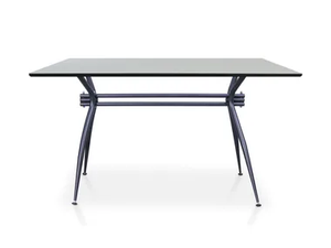 PALERMO - Rectangular powder coated steel table _ 5A Design